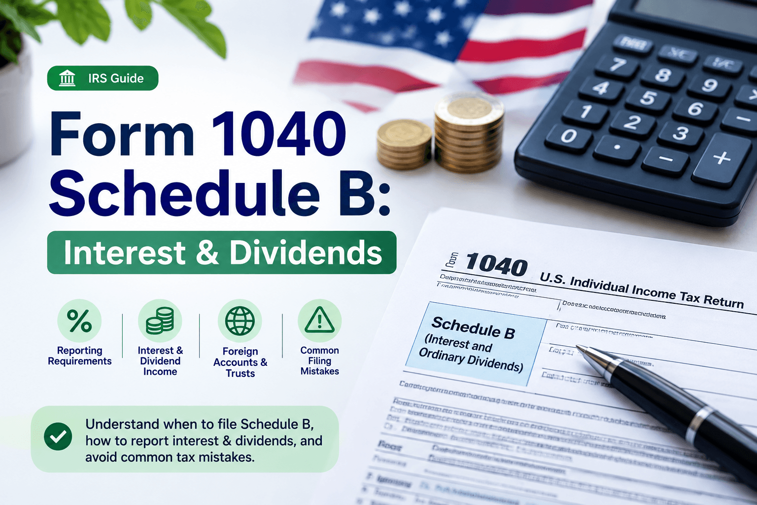 Form 1040 Schedule B